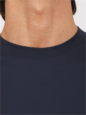 T-shirt m/l Boss uomo in cotone blu in UOMO