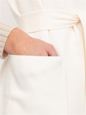 Gilet donna Abete Max Mara in viscosa punto tessuto bianco in DONNA