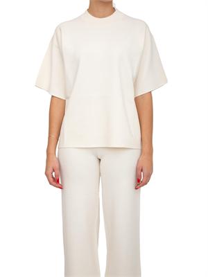 Maglia donna Amici Max Mara  in filato di viscosa bianca in DONNA