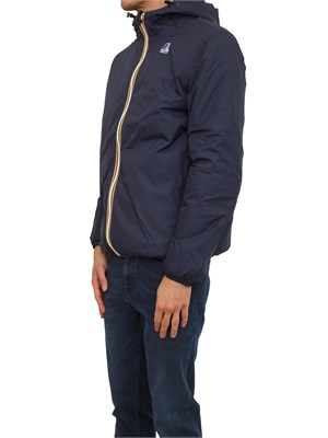 Giubbino unisex Claude K-Way in tessuto blu in UOMO
