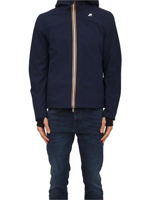 Giubbino uomo Jacko K-Way in tessuto tecnico blu in UOMO
