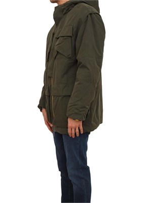 Giubbino Guillermo K-Way in misto cotone verde in UOMO