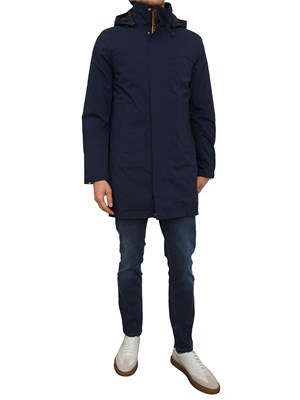 Giubbino Thomal K-Way in tessuto blu in UOMO