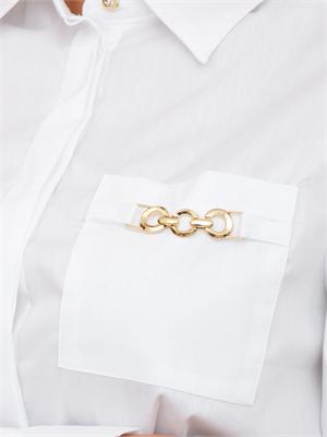Camicia Ercolina Kocca in cotone bianco in DONNA
