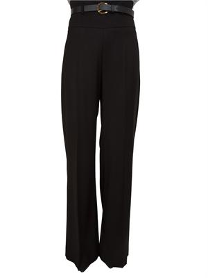 Pantaloni Fidele Kocca in viscosa nera in DONNA