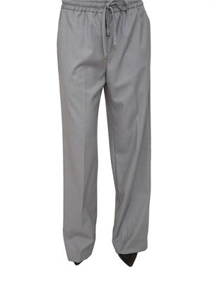 Pantaloni Francisco Kocca in misto viscosa grigia in DONNA