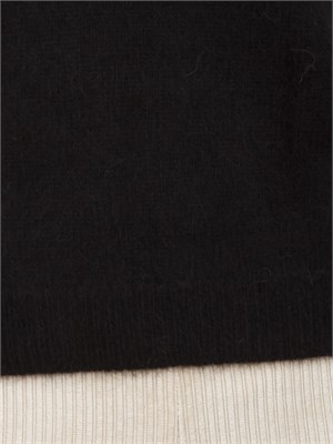 Maglia Baylee di Kocca in misto angora nera in DONNA