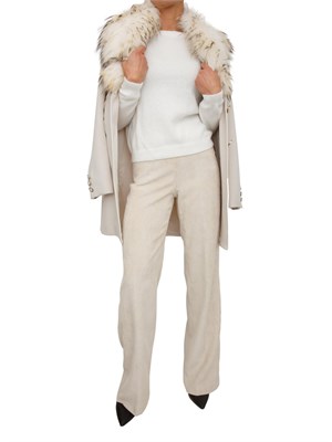 Maglia Baylee di Kocca in misto angora bianca in DONNA