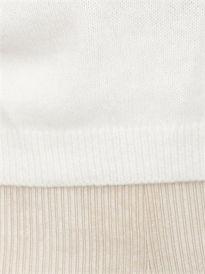 Maglia Baylee di Kocca in misto angora bianca in DONNA