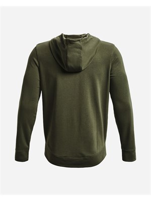 UNDER ARMOUR 1370409 0390 Felpa Fz Verde Uomo in Abbigliamento