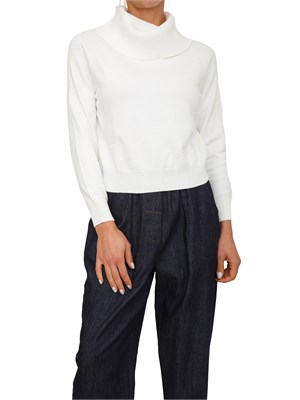 Maglia Aviera Kocca in misto viscosa bianca in DONNA