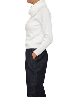 Maglia Aviera Kocca in misto viscosa bianca in DONNA