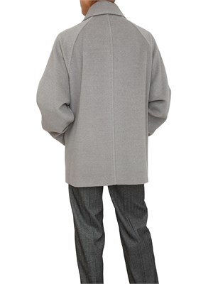 Giaccone Ariano Max Mara caban doppiopetto grigio in DONNA