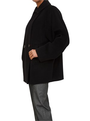 Giaccone Ariano Max Mara caban doppiopetto nero in DONNA