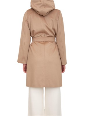 Cappotto midi Newmang Max Mara in pura lana cammello in DONNA