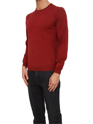 Maglia uomo Sun68 in lana e cotone rosso in UOMO