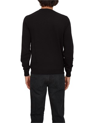 Maglia uomo Sun68 in lana e cotone nero in UOMO