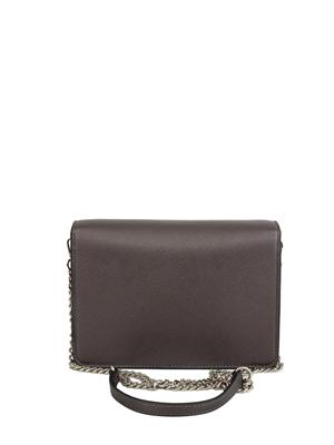Borsa a tracolla Liu Jo in ecopelle grigia e catena argento in DONNA