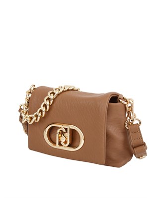 LIU JO Borsa LaPuffy in ecopelle matelassÉ cuoio in DONNA