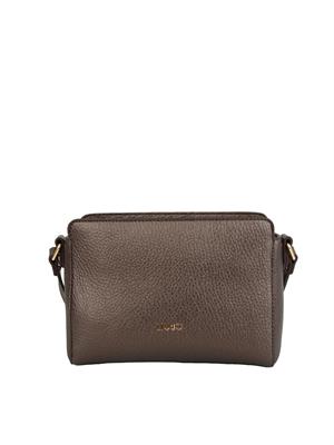 Borsa Liu Jo donna in ecopelle martellata marrone lucido in DONNA