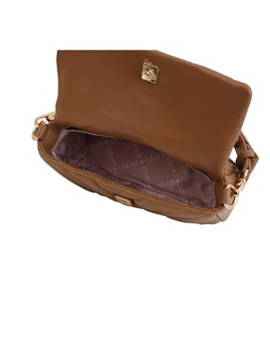 Borsa Liu Jo Lunny XS in ecopelle matelassÉ cuoio in DONNA