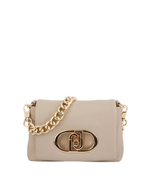 LIU JO Borsa LaPuffy in ecopelle matelassÉ beige in DONNA