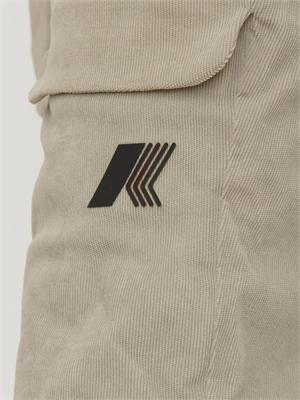 Pantaloni da sci Mercantour K-Way uomo in velluto beige a coste in UOMO