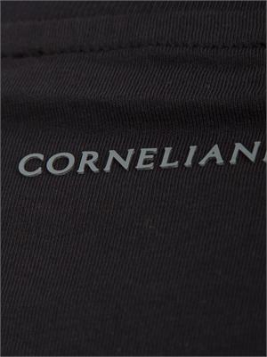 T-shirt uomo Corneliani in cotone nero in UOMO