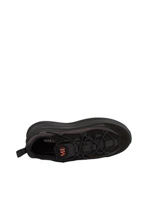 Sneakers Moon247 Xlace Moon Boot in pelle e tessuto neri in UOMO