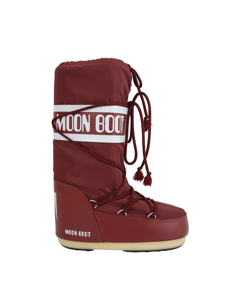Moon Boot Icon unisex in nylon bordeaux
