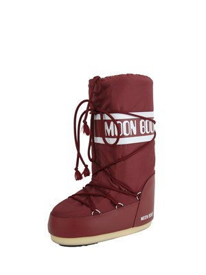 Moon Boot Icon unisex in nylon bordeaux in DONNA
