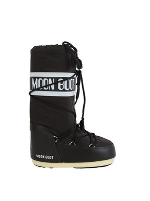 Moon Boot Icon in nylon nero in DONNA