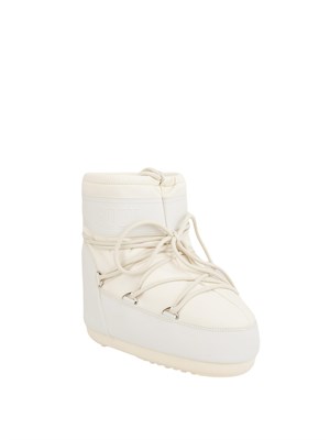Moon Boot Icon Low Rubber unisex bianco in DONNA