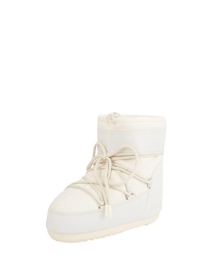 Moon Boot Icon Low Rubber unisex bianco in DONNA