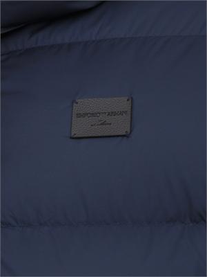 Piumino uomo Emporio Armani in nylon blu in UOMO