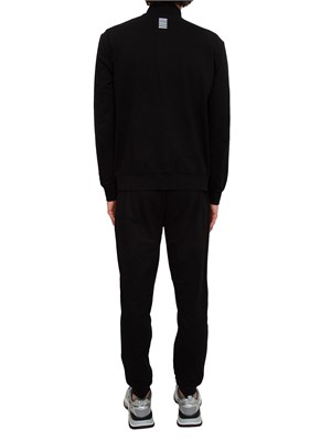 Tuta uomio EA7 Emporio Armani in cotone nero in UOMO