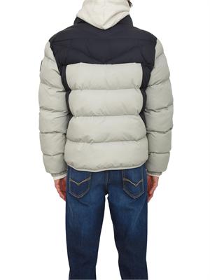 Giubbino Molveno Napapijri in tessuto tecnico grigio in UOMO