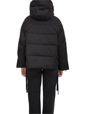 TWIN-SET Giubbino Twinset in nylon trapuntato nero in DONNA