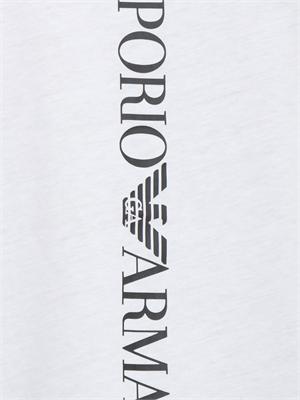 T-shirt EA7 Emporio Armani in cotone bianco in UOMO