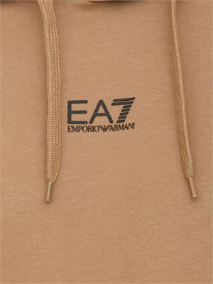 EA7 EMPORIO ARMANI Tuta sportiva beige EA7 Core Identity in cotone in UOMO