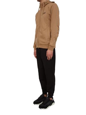 Tuta uomo EA7 Emporio Armani in cotone bicolor in UOMO