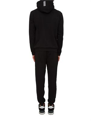 EA7 EMPORIO ARMANI Tuta sportiva nero EA7 Core Identity in cotone in UOMO