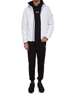 EA7 EMPORIO ARMANI Tuta sportiva nero EA7 Core Identity in cotone in UOMO