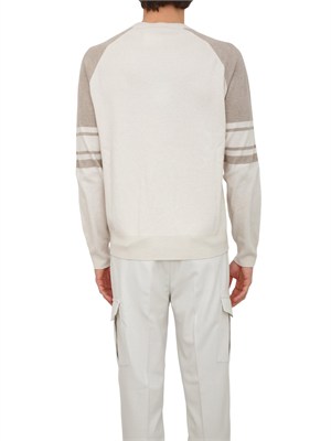 Maglia girocollo Peserico uomo in lana merino e cashmere in UOMO