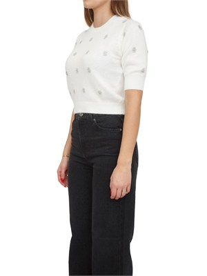 MAGLIA TWIN-SET BIANCO in DONNA