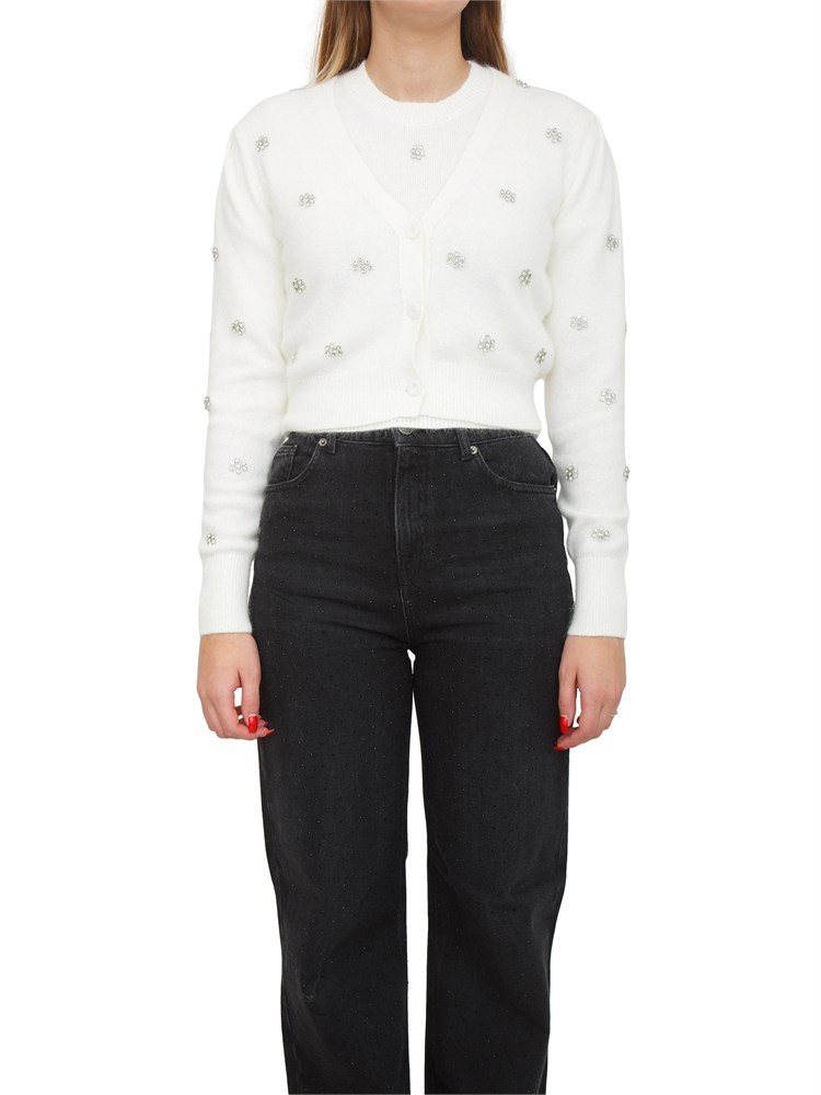 CARDIGAN TWIN-SET BIANCO