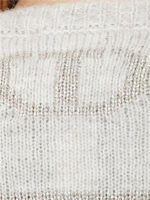 TWIN-SET Cardigan Twinset in misto alpaca grigio in DONNA