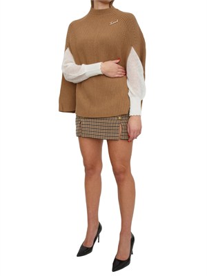 TWIN-SET Maglia Twinset in misto mohair bianco panna in DONNA