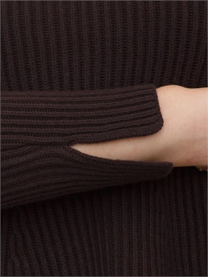 TWIN-SET Maglia Twinset misto viscosa marrone in DONNA