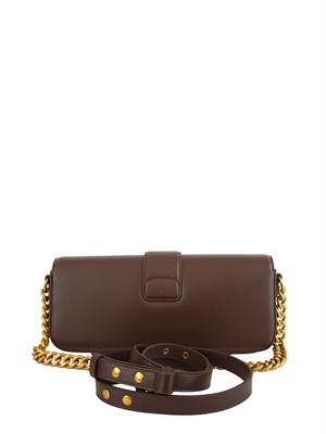 TWIN-SET Borsa a tracolla Twinset ‘Amie’ in pelle marrone in DONNA